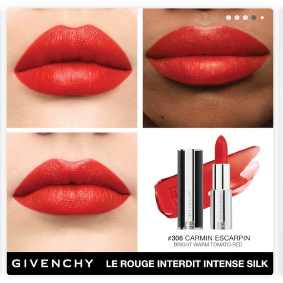 BRAND NEW Givenchy Limited Edition Le Rouge Lipstick #306 Carmin Escarpin - Picture 2 of 5
